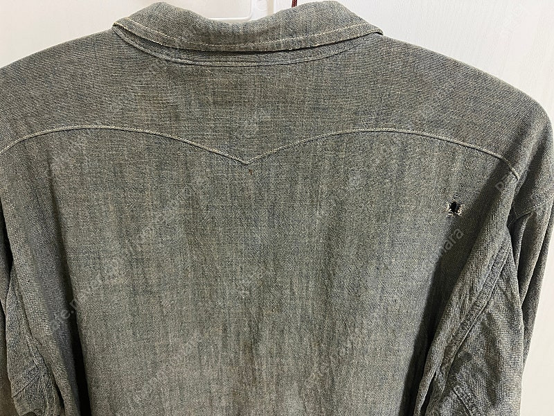 리바이스빈티지클로딩 lvc 선셋 샴브레이 리페어셔츠 M사이즈 더블알엘,RRL,폴로,풀카운트,웨어하우스 이미지