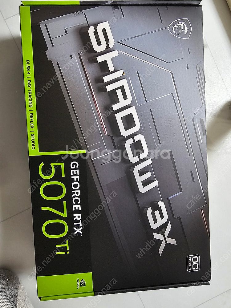 미개봉 새거 msi 5070ti 그래픽카드 판매--0