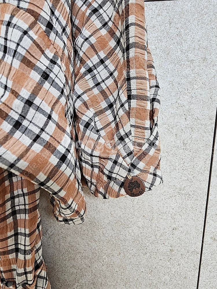 써스데이 아일랜드 체크 원피스--4