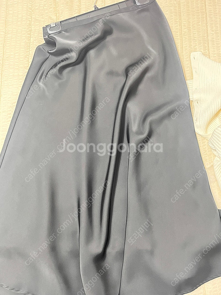 망고매니플리즈 shell 새틴스커트(택.포)(s)--1