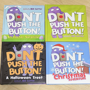 (유아 영어 원서) Don‘t push the button 4권 (Bill Cotter)
