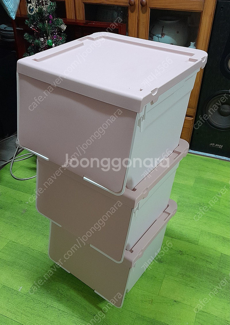 중고 리빙박스 3개 14900원--0
