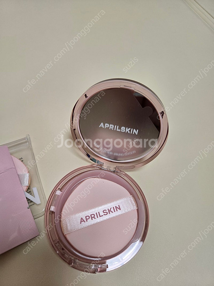 에이프릴스킨 히어로쿠션 19호 페어베이지 봄 에디션--2