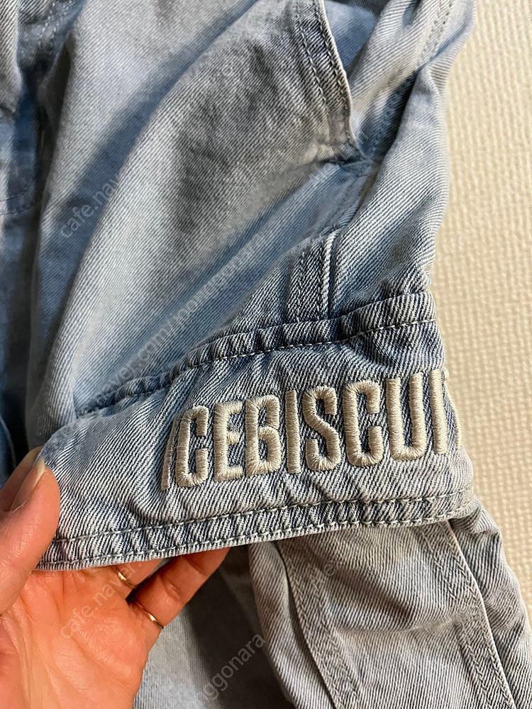 아이스비스킷 데님 반바지 175--1