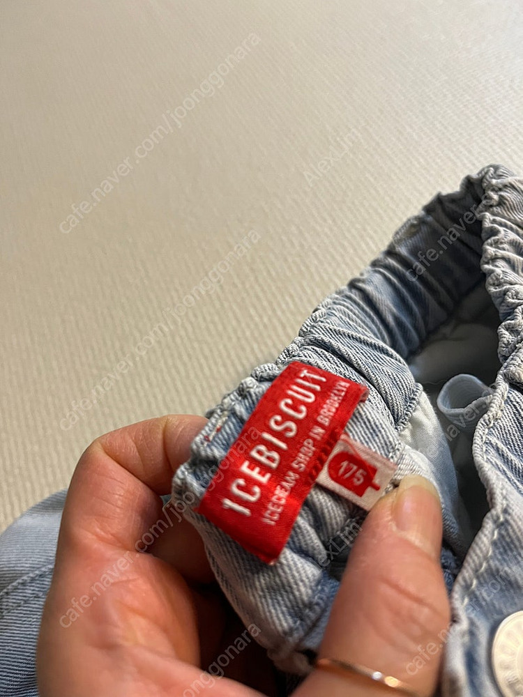 아이스비스킷 데님 반바지 175--2