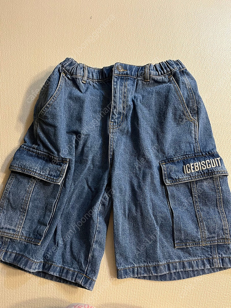 아이스비스킷 데님 반바지 175--3