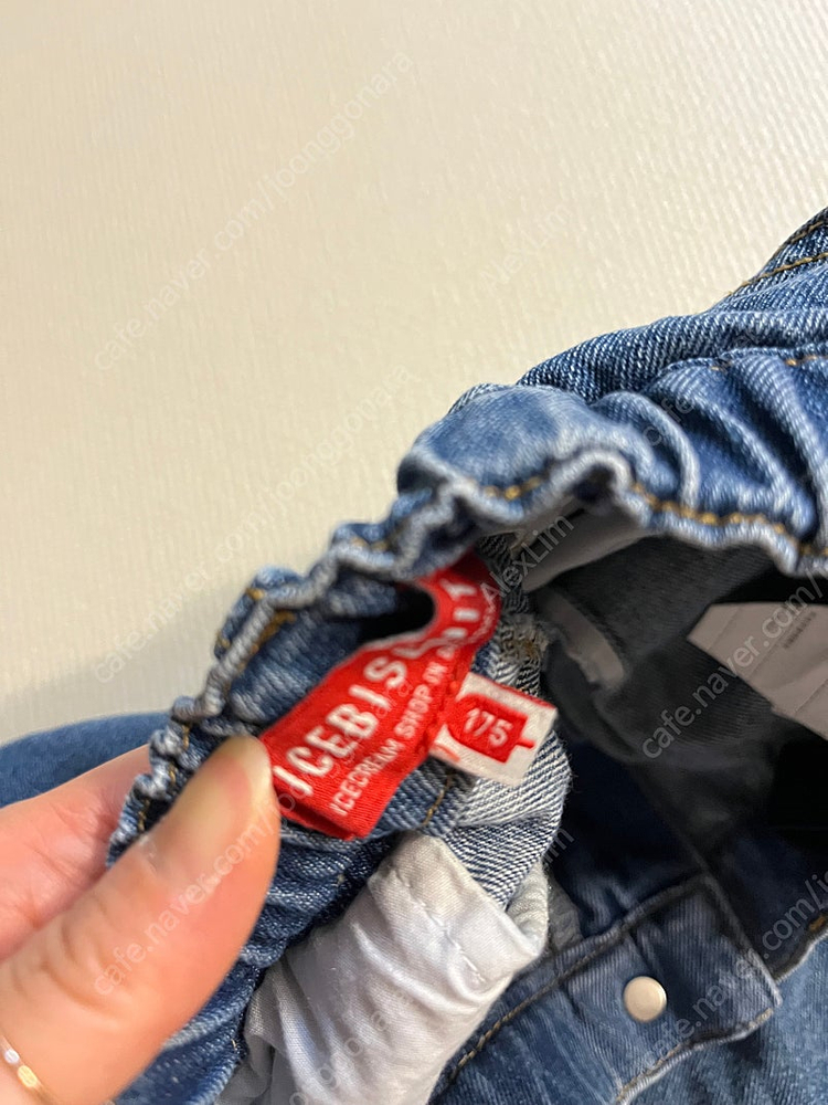 아이스비스킷 데님 반바지 175--5