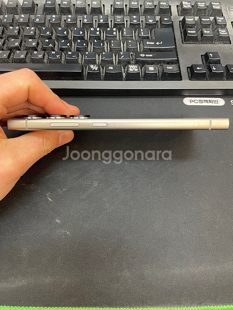 갤럭시S24울트라 퍼플 256GB 무잔상 상태좋은 중고...--4