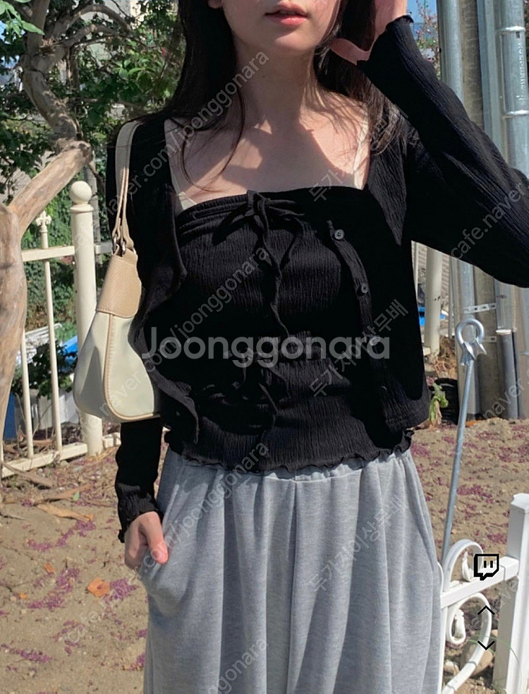 [하루세일] 오이니 제작 머랭 나시가디건 셋업 /제이투...--6