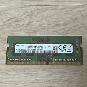 노트북 메모리 DDR4 4G (개당 3천원 )