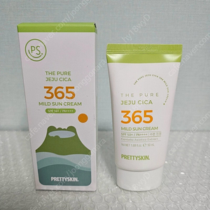 새상품-프리티스킨 더 퓨어 제주 시카 선크림 50ml(SPF50+) ​ 2026.12.06까지