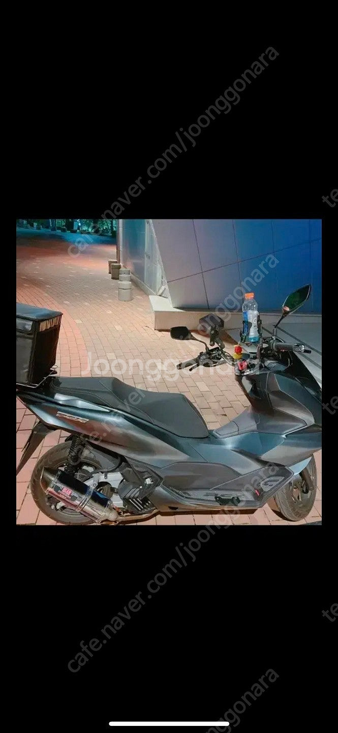 21년식 신차급 ABS 혼다 PCX 맷그레이 팝니다. (저키로수)--1