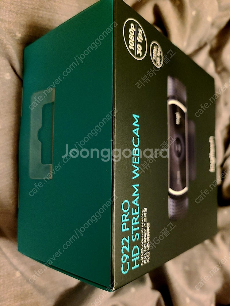 국내정품 로지텍 C922 Pro 웹캠 미개봉--3