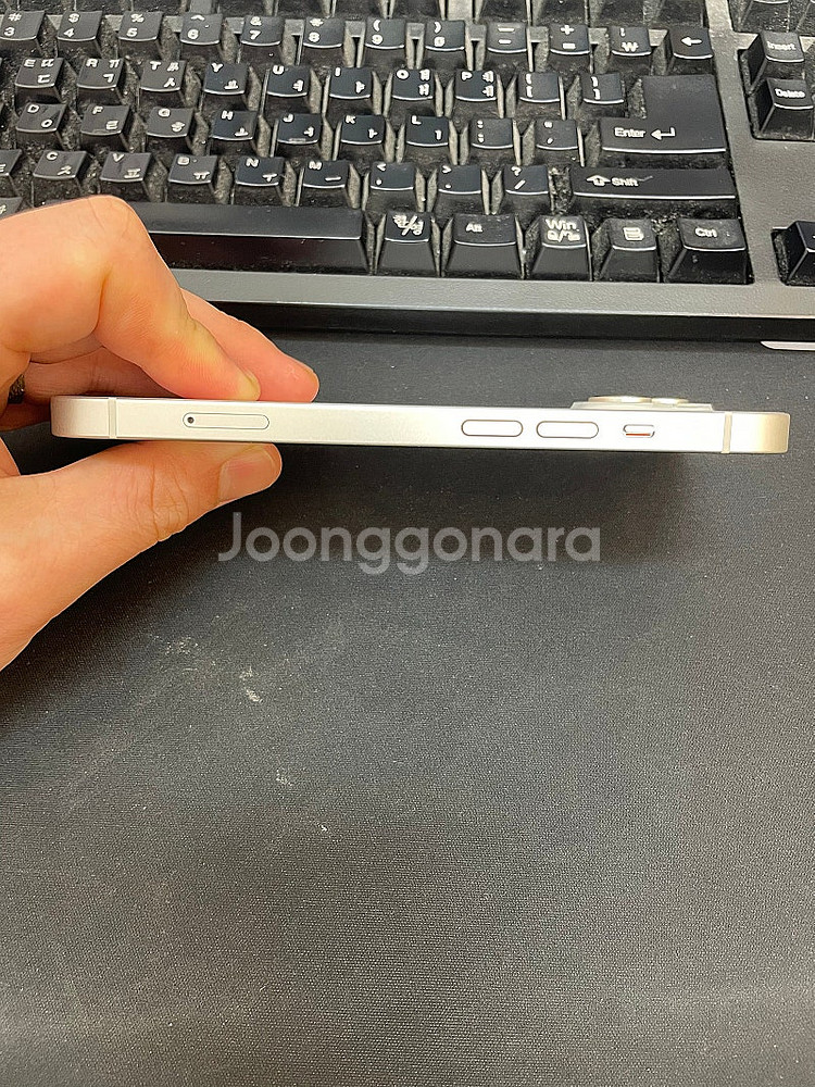 아이폰14 화이트 128GB 배터리89% 상태좋은 중고...--6