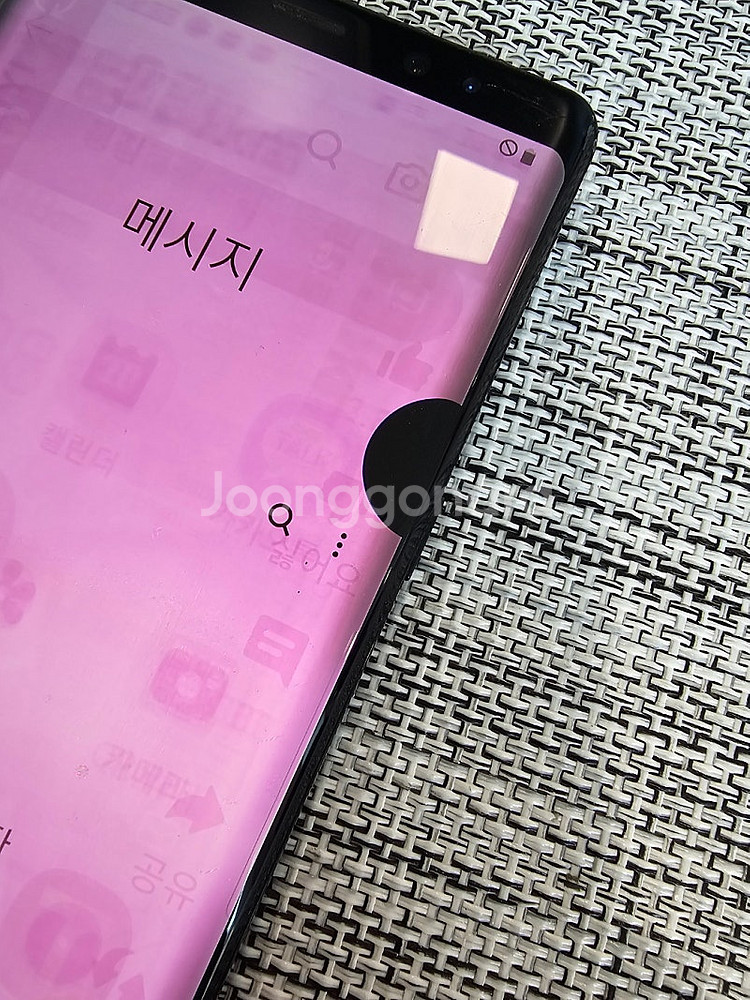 (미파손) 갤럭시 노트8 64G 블랙 기능정상 검수완료...--5