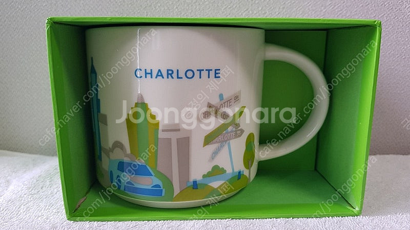 스타벅스 유아히어 미국 노스캐롤라이나 오렌지카운티 메릴랜드 애틀란타 샬롯 오스틴 와이키키 마이애미 시티머그 414m...--2