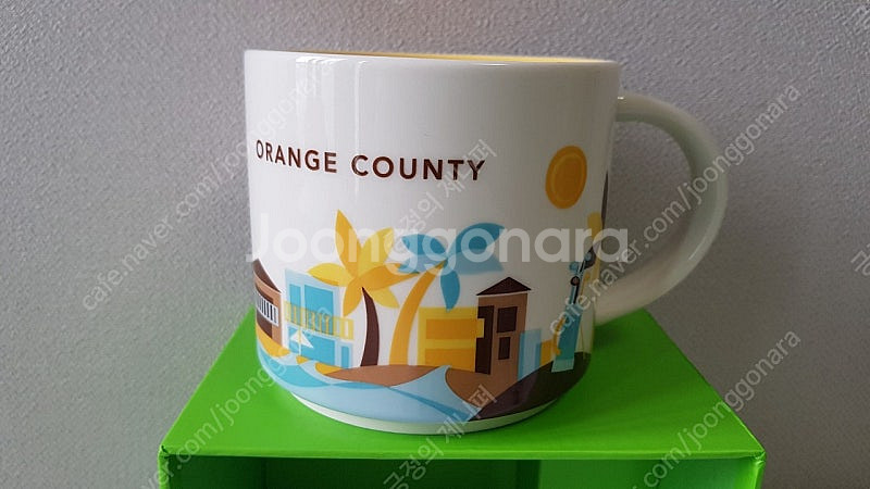 스타벅스 유아히어 미국 노스캐롤라이나 오렌지카운티 메릴랜드 애틀란타 샬롯 오스틴 와이키키 마이애미 시티머그 414m...--7