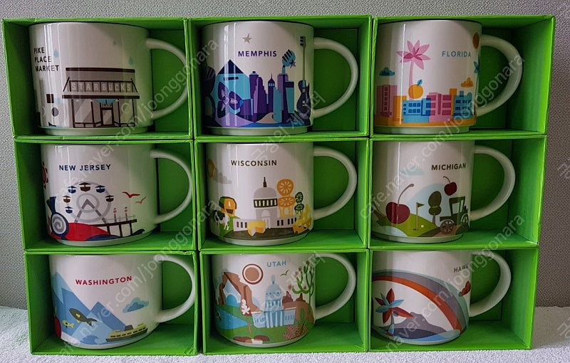 스타벅스 유아히어 미국 파이크 플레이스 마켓 디트로이트 달라스 햄튼 샌디에고 내슈빌 하와이 오스틴 와이키키 테네시 ... 이미지