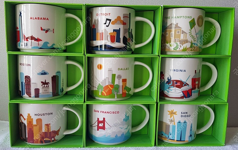 스타벅스 유아히어 미국 파이크 플레이스 마켓 디트로이트 달라스 햄튼 샌디에고 내슈빌 하와이 오스틴 와이키키 테네시 ... 이미지