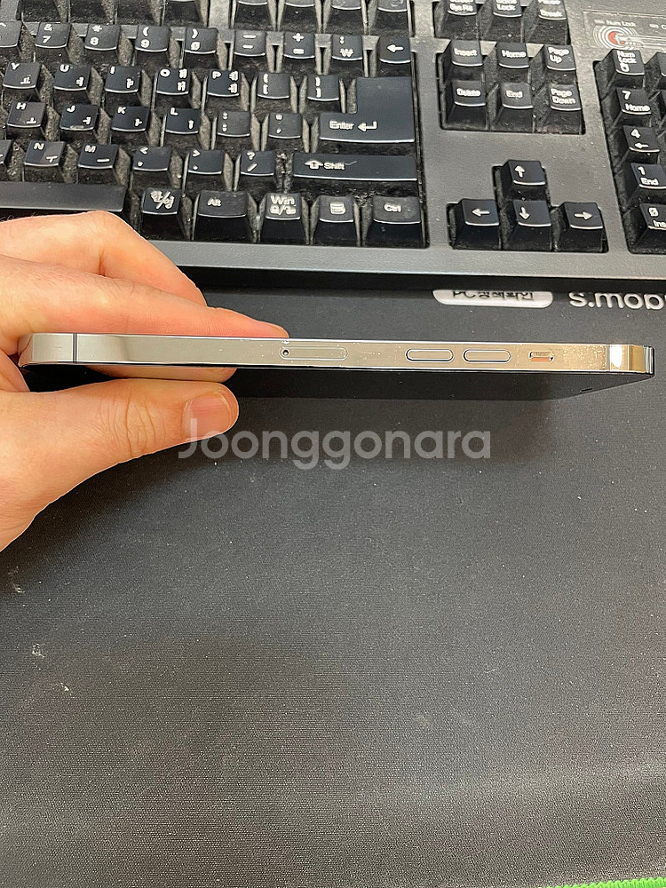 아이폰12프로맥스 블랙 128GB 상태좋은 중고53만팝...--6