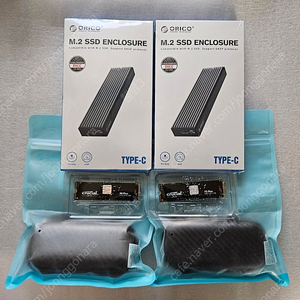 마이크론 Crucial P3 Plus M.2 NVMe 2TB, 2개씩 총 4TB SSD 새제품 국내정품+오리코 NVME 외장 SSD 케이스 미개봉 새제품 영상작업이 켄슬되서 판매