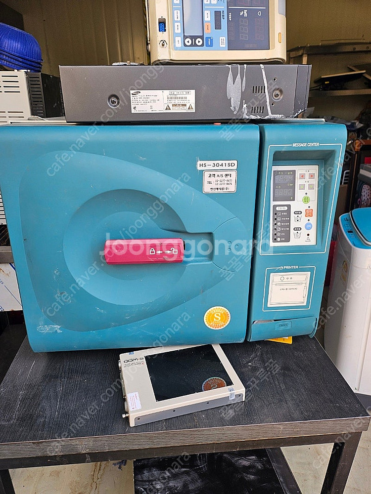 [급처] 한신 고압 증기 멸균기 오토클레이브 40L--0