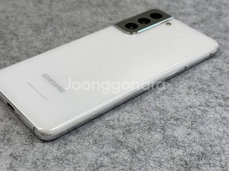 갤럭시S21 화이트 256G 미파손 가성비꿀폰 검수완료...--7