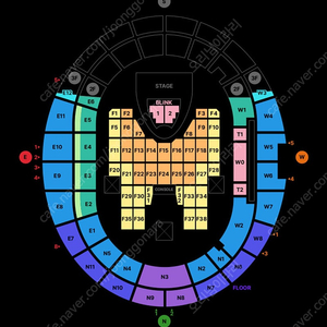블랙핑크 콘서트 토요일 일요일 연석 단석 블랙석 3층