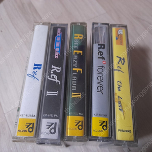 카세트테이프- 80년대 생음악5개 미개봉, REF, 015B(공일오비), 신해철(넥스트), 김돈규, 최재훈, 듀스+김성재 관련앨범들..
