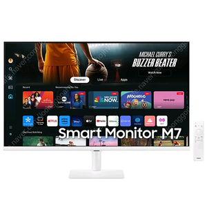 (미개봉, 관악구) 삼성 스마트 모니터 M7 32인치 화이트 새상품