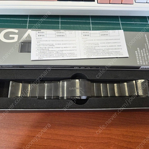 가민 카본 그레이 DLC 티타늄 밴드22mm 구형 팝니다