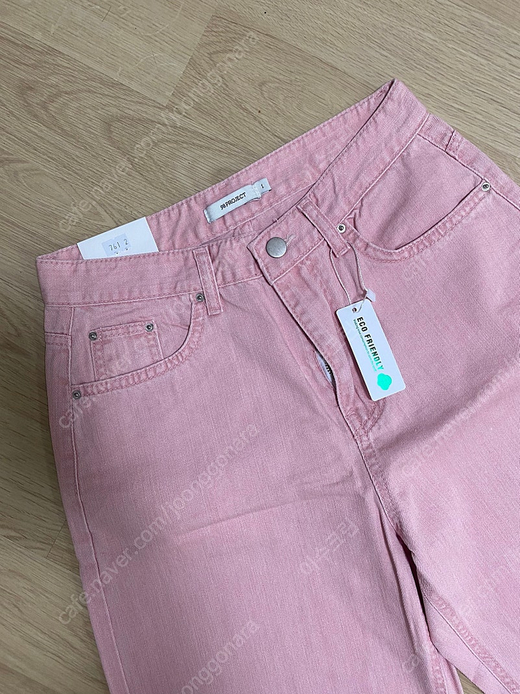 유명의류쇼핑몰 98도씨 핑크바지 (새제품) 이미지