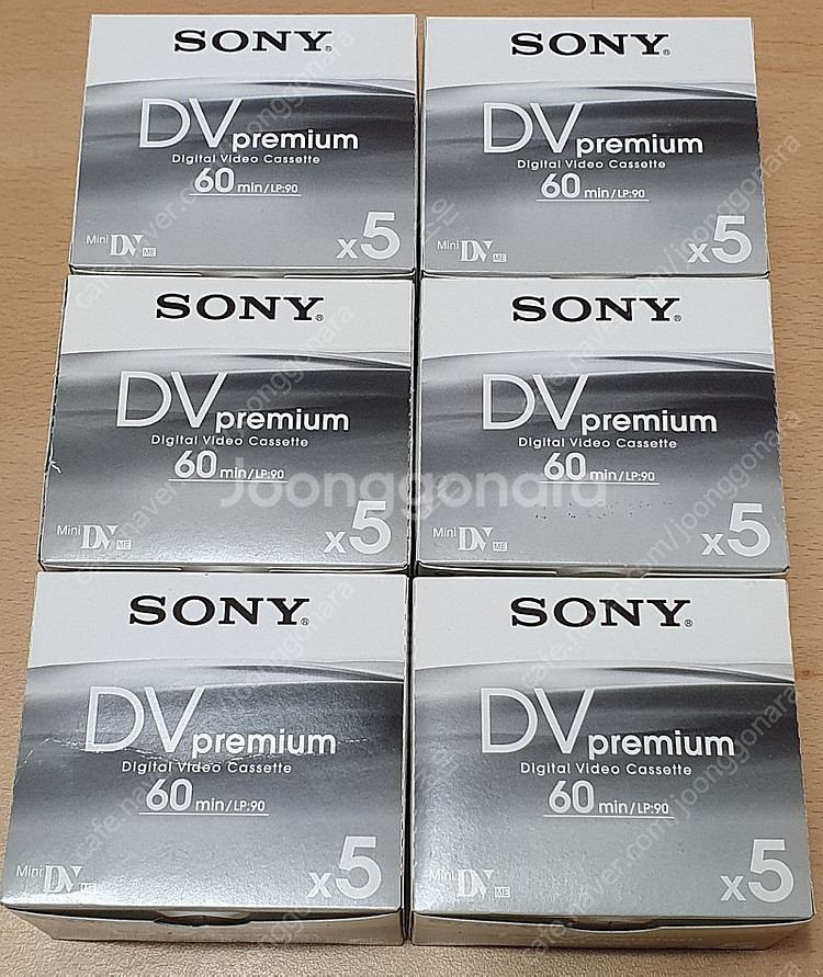 소니 6mm 캠코더용 공테이프 10매(2박스)--2