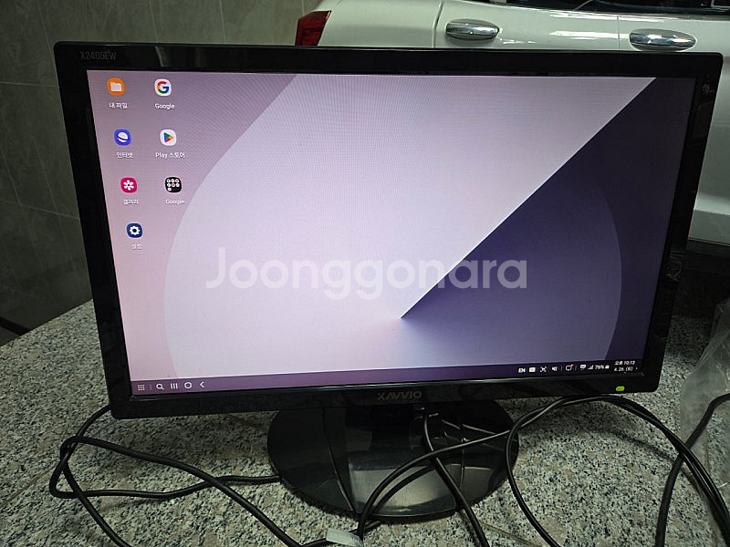 24인치 모니터 2대--3