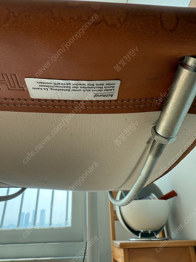 Thonet s34 가죽 암체어 이미지