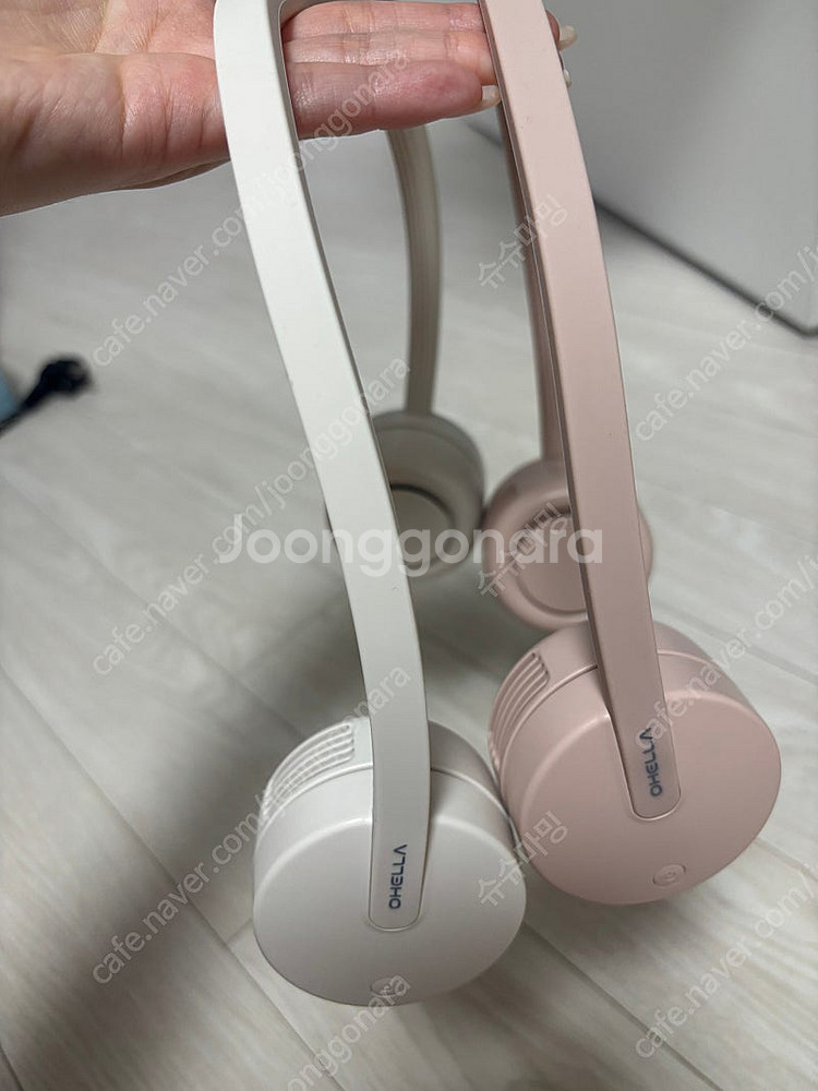 오엘라 넥밴드 선풍기 2개--1