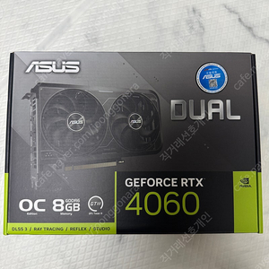 ASUS DUAL 지포스 RTX 4060 V2 O8G OC D6 8GB