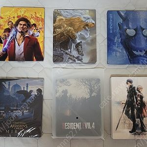 바하 RE4 스틸북 등 플스 스틸북 판매합니다.