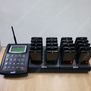 시스콜 카페진동벨 gp-200r 20구 세트 팝니다
