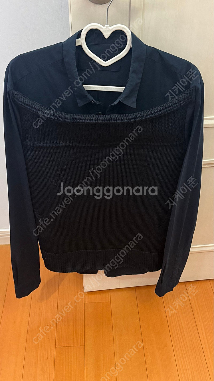 준지 긴팔 카라 티셔츠 팝니다.--0