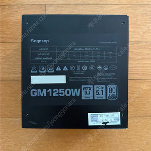 세고텝 GM1250W 파워서플라이 리퍼