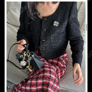 라밤바룸 부티 트위드재킷 새상품