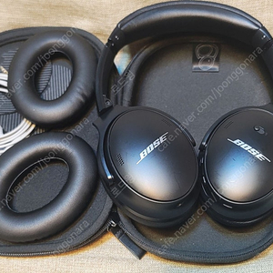 BOSE 보스 QC45 헤드폰 블랙 + 추가 이어 패드 팝니다