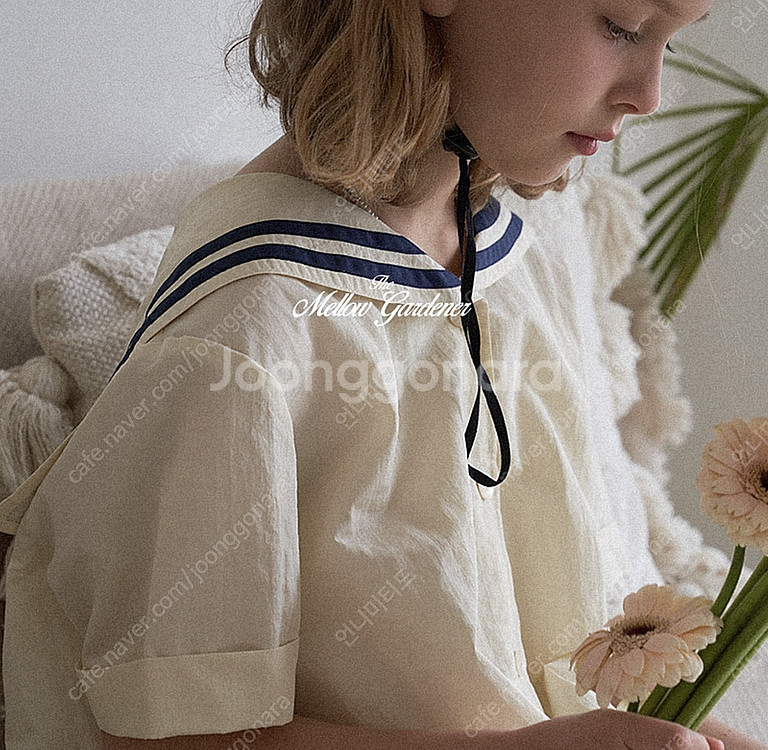 더멜로우가드너 세일러 셔츠 + 멜로우 팬츠 일괄 (사이즈 130)--0