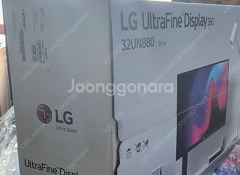 미개봉 새상품 LG 32인치 모니터 32UN880 4K...--0