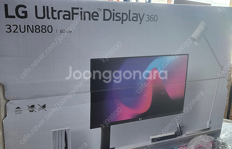 미개봉 새상품 LG 32인치 모니터 32UN880 4K...--2