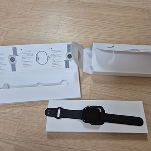애플워치10 42mm 제트블랙 S/M