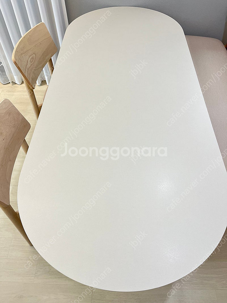 한샘 포레 컴포트 원목 식탁 1800 베이지--2