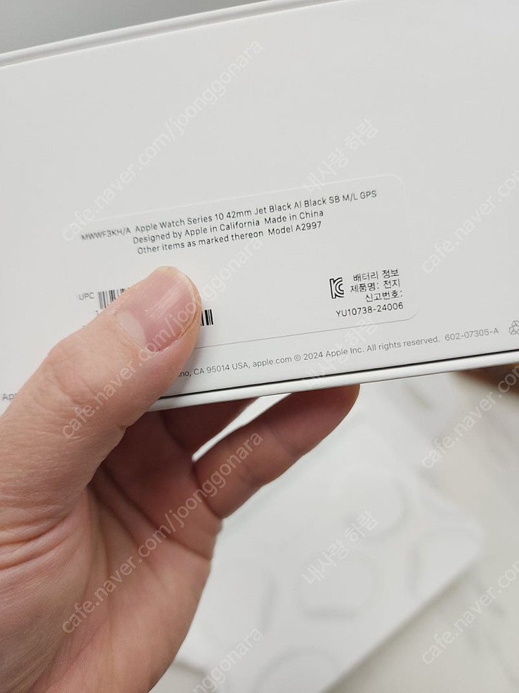 애플워치10 제트블랙 (42mm) 새상품--1