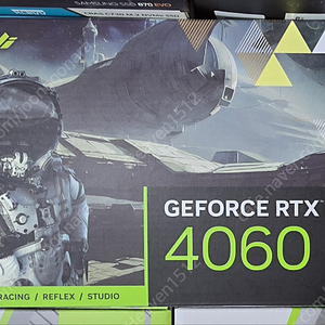[MANLI] 지포스 RTX 4060 Nebula Black D6 8GB Twin 대원씨티에스 판매